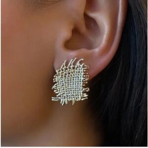 ✨ FREE Braided Retro Peasant Boho Hipster Hippie Art Deco Modern Pop Earrings